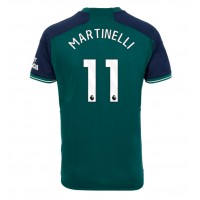 Dres Arsenal Gabriel Martinelli #11 Tretina 2023-24 Krátky Rukáv